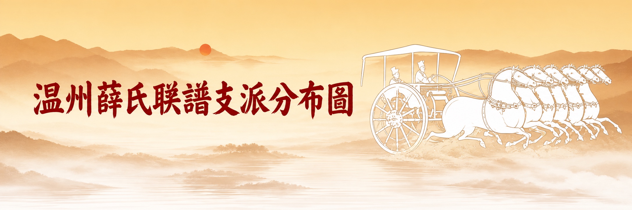 温州薛氏联谱支派分布图