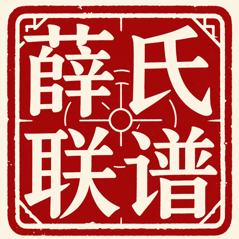 薛氏联谱印章